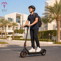 Trottinette électrique pliable sans balais 350W sécurisée pour adolescents, roues de 9,1 pouces, contrôle par application, frein à disque arrière, feux LED, pneus alvéolés