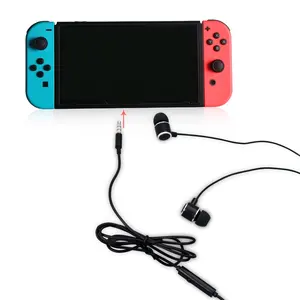 SYY Game Console In-ear Bass Stereo Ear Headset 3.5mm Wired Earphone for Nintendo Switch NS Game Accessories