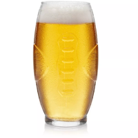 Verre à bière unique de 16 oz, style classique, verre créatif en forme de ballon de rugby, cadeau idéal pour les fans de football