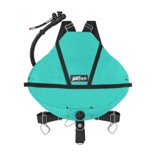 Hotdive Sidemount BC Wing BCD 45LBS Buoyancy Devil Ray Titanium Sidemount BCD พร้อมฮาร์ดแวร์ไทเทเนียมสีเงิน DR1002 - Product Image 3