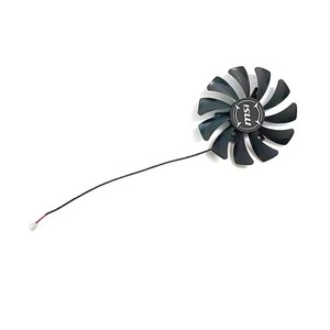 พัดลม GTX 1030 HA8010H12F-Z 2Pin 75มม. สำหรับ MSI GeForce GTX 750Ti 750 N740 <span class=keywords><strong>GTX730</strong></span> GTX740 R7ระบายความร้อนด้วยกราฟิกการ์ด250 - Product Image 3