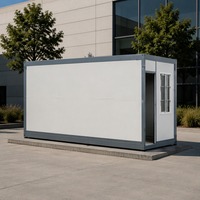 Maison conteneur préfabriquée de qualité supérieure 20ft 40ft, cabine portable pliable et extensible avec panneau de toit sandwich pour ferme