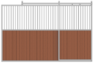 Abri pour chevaux d'extérieur Stable Portable en acier galvanisé à chaud Équipement agricole autoportant Stalles couvertes Abri pour chevaux portable - Product Image 5