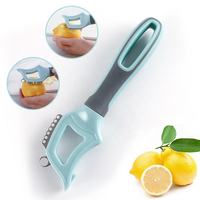 Utensilios de Cocina y Hogar, Pelador de Cítricos Manual de Acero Inoxidable para Naranjas y Limones