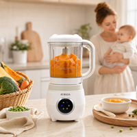 Robot de Cocina Multifuncional para Bebés, 500 ml, Libre de BPA, Cuchillas SUS304, Vaporera y Trituradora para Comida Casera Saludable