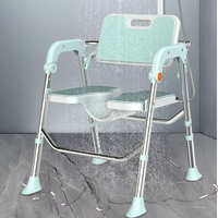 Chaise de douche pliable et réglable en alliage d'aluminium, 150 kg, siège ergonomique de réadaptation, antidérapant, sécurité pour les personnes âgées