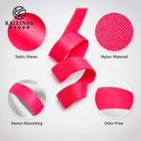 Bande élastique en nylon satiné brillant pour bretelles, haute élasticité, douce pour la peau, avec logo personnalisé, pour soutien-gorge, lingerie et sous-vêtements
