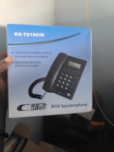 Téléphone Filaire de Bureau ou Domestique avec Haut-Parleur et Identification de l'Appelant, Poste Téléphonique <span class=keywords><strong>Simple</strong></span>, Robuste et Économique pour Chambres d'Hôtel - Product Image 2