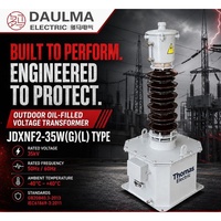 Le compteur et la protection utilisent un transformateur de tension immergé dans l'huile 35 kV JDXNF2-35W(G)(L) pour les applications de systèmes moyenne tension extérieurs.