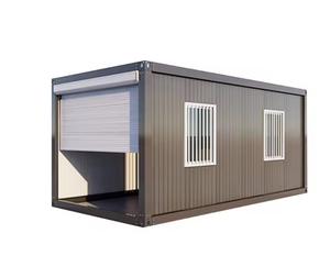 Dapat disesuaikan wadah paket datar portabel lipat Carports penyimpanan produk garasi fasilitas untuk penggunaan rumah langsung dari pabrik - Product Image 1