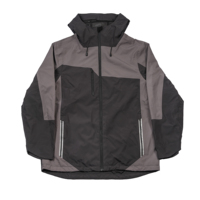Veste Softshell Homme Personnalisée pour la Randonnée en Plein Air Imperméable Coupe-Vent Respirante avec Fermeture Éclair et Capuche