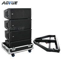 Speaker aktif double Neo 10 inci untuk pesta, suara natural, rigging heavy duty, speaker line array