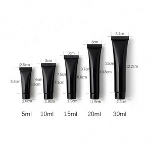 Tubo Exprimible Personalizado con Logotipo Privado, Tubo de Plástico Suave para Crema de Manos, Envase Negro - Product Image 5