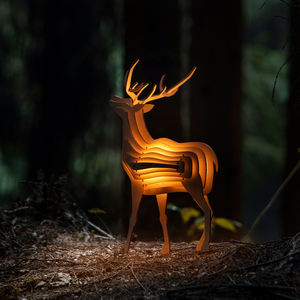 Meet the Mainland <strong>Mood</strong> <strong>Magic</strong> <strong>Lights</strong> Reindeer Wood <strong>Light</strong> Atmosphere Animal Sensor Control Night <strong>Light</strong> - Product Image 6