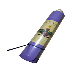 <span class=keywords><strong>Tapis</strong></span> <span class=keywords><strong>de</strong></span> <span class=keywords><strong>yoga</strong></span> <span class=keywords><strong>violet</strong></span> <span class=keywords><strong>de</strong></span> qualité supérieure <span class=keywords><strong>de</strong></span> 8mm d'épaisseur, matériau TPE haute densité avec logo personnalisé et couleur, <span class=keywords><strong>tapis</strong></span> écologique haute résilience - Product Image 3