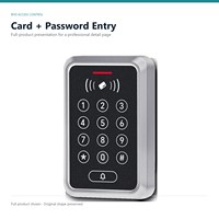 Contrôleur de clavier RFID commercial prenant en charge les cartes IC CPU sans contact, faible consommation en veille, interface WG26 WG34 et paramètres d'accès