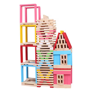 <span class=keywords><strong>Juego</strong></span> de 100 Bloques de Construcción de Madera, Rompecabezas para Niños, <span class=keywords><strong>Juego</strong></span> de Mesa <span class=keywords><strong>Educativo</strong></span> Temprano para Niños de <span class=keywords><strong>3</strong></span> <span class=keywords><strong>Años</strong></span> - Product Image 2