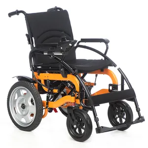 Fauteuil roulant électrique Portable pliable et léger, fauteuil roulant motorisé pour personne à mobilité réduite