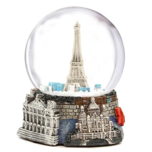 Thiết Kế Mới Nhựa Thủ Công Mỹ Nghệ Cho Pháp Lưu Niệm Thành Phố <span class=keywords><strong>Snowglobe</strong></span> Tùy Chỉnh <span class=keywords><strong>Paris</strong></span> Tháp Snowball Cho Lưu Niệm Bộ Sưu Tập 2025 Mới - Product Image 2