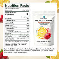 Poudre de mélange d'électrolytes purs Richtek, saveur citron et citron vert, pour la récupération après l'effort, nutrition sportive, OEM, marque privée