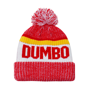 Custom Private Label Jacquard Knitted Sport Hockey Pom Pom Beanie <strong>Hat</strong> Acrylic Winter Toque <strong>Bobble</strong> <strong>Hat</strong> for Men <strong>Women</strong> - Product Image 1