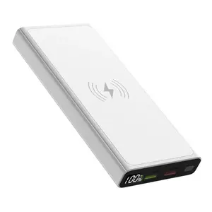 Portable Charger Battery Rosh Slim PD Powerbank 10000mah 22.5W OEM Led display Custom Fast Charging Wireless Power Bank 20000mah