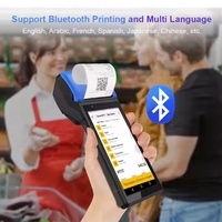 Terminal POS Intelligent EDOO VS50 Android 12 4G Wifi NFC 5,5 Pouces, Système POS Portable avec Lecteur de Codes-Barres pour Facturation et Gestion des Stocks