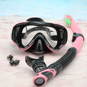 JUNHAIINS Diving Mask For Children Tempered Glass Anti Fog Adjustable Strap Waterproof Snorkeling Swimming Mask - Product Image 2