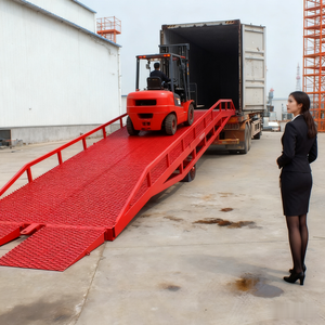 Plataforma Niveladora Hidráulica Móvil con Capacidad de Carga de 10 Toneladas, 1 Año de Garantía, Rampa para Montacargas en Patio de Remolque, Carga de Contenedores - Product Image 6