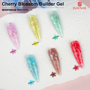Gel Constructor de Uñas al por Mayor, Lámpara UV, Gel de Larga Duración, Puntas de Gel Coloridas, Gel Constructor de Uñas con Lentejuelas de Flores de Cerezo - Product Image 4