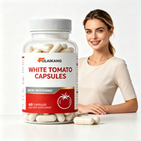 Produits de beauté les plus vendus Capsules de tomate blanche 60 capsules Compléments alimentaires Complément alimentaire quotidien pour adultes