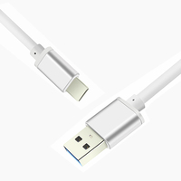 Câble de charge et de synchronisation USB Type-C 3A à charge rapide, 1m/2m, avec logo personnalisé OEM, blindage tressé en PVC, prix raisonnable