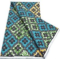 Vêtements ethniques élégants en tissu léger ignifuge 100% coton avec imprimé africain teint par la cire pour robe