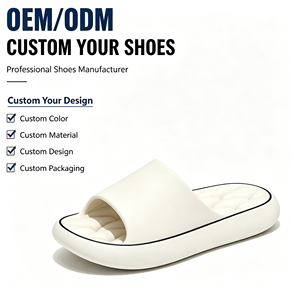 QF1 Sandalias Planas de Cuero para Mujer, Estilo Verano, para Exteriores, Chanclas de Playa - Product Image 1