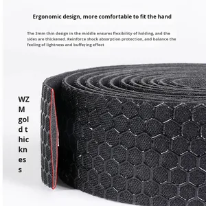 バンジーロードバイクハンドルバーテープハニカムパターン通気性滑り止めPU高弾性<span class=keywords><strong>EVA</strong></span> 210cm 3cm内径自転車ラップ - Product Image 4