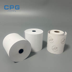 Papier thermique écologique 57*40mm fabriqué à partir de matériaux recyclés, sans BPA, papier thermique pour reçus - Product Image 1