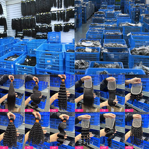 批发巴西人发，未加工的原始发束，骨直人发延伸 - Product Image 5