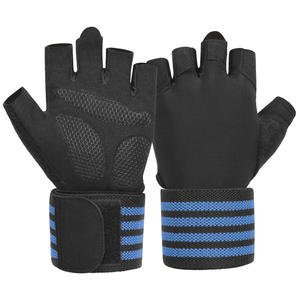 Offre Spéciale confortable respirant demi-doigts gants de cyclisme sport Fitness et haltérophilie équipement de protection noir - Product Image 2
