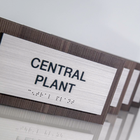 Signalisation tactile commerciale en braille conforme à la norme ADA