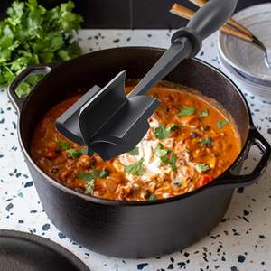 Picadora Manual Premium de Carne para Hamburguesas, Triturador de Carne de Res y Pavo, Picadora de Carne Manual con Mango de Nylon Resistente al Calor - Product Image 3