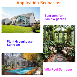 Custom Aluminum Sunroom Luxury Villa Glass House Double Glazed Tempered Glass <strong>Victorian</strong> Solarium Winter <strong>Garden</strong> - Product Image 5