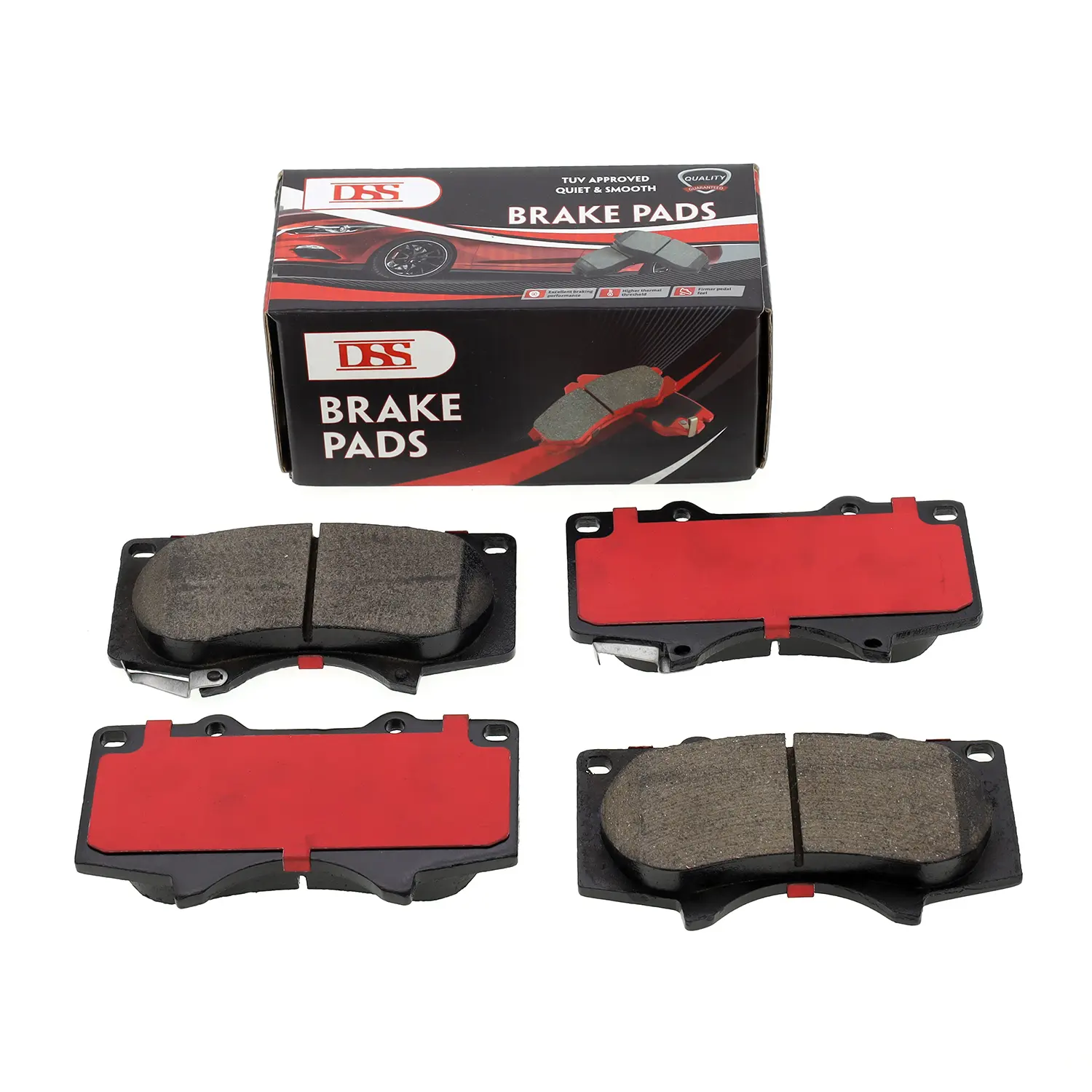 Pastilhas de freio de cerâmica genuína para peças automotivas, pastilhas de freio a disco para Toyota D976 04465-35290