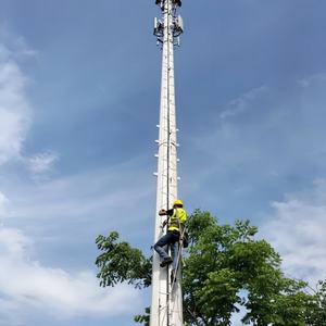 Tour en treillis d'acier lourd pour ligne de transmission électrique haute tension avec protection galvanisée à chaud - Product Image 5