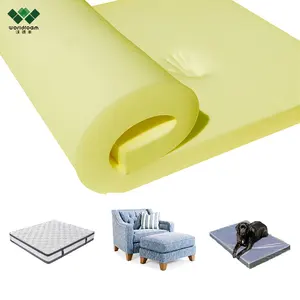 Acolchoamento para colchão/sofá/almofada, espuma de memória alta resistência médio densidade pu bloco de espuma para colchão/sofá/almofada