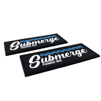 Écusson personnalisé en caoutchouc souple avec logo en caoutchouc souple design en relief patchs d'étiquettes en PVC pour vêtements