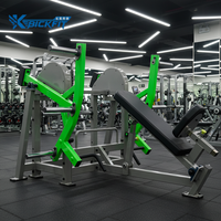 Presse pectorale inclinée réglable en acier inoxydable à charge libre pour usage commercial, machine de musculation pour salle de sport, prix de gros