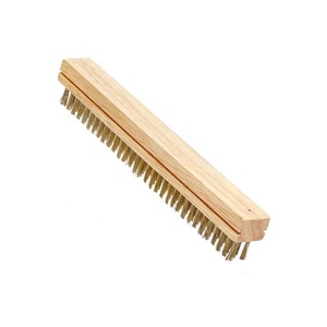 Accessoires <span class=keywords><strong>pour</strong></span> four à pizza <span class=keywords><strong>Brosse</strong></span> de nettoyage <span class=keywords><strong>pour</strong></span> four à pizza de 21 pouces <span class=keywords><strong>en</strong></span> acier inoxydable avec poils <span class=keywords><strong>en</strong></span> laiton <span class=keywords><strong>pour</strong></span> <span class=keywords><strong>pierre</strong></span> à pizza et barbecue - Product Image 4