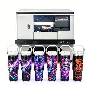 bibo High 8 Color HH-G6Pro Rotary UV <b>Printing</b> Machine for Perfume Bottles and Water Cups - Product Image 5