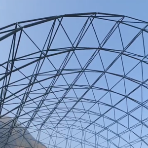 Estructura de Acero Galvanizado Prefabricada de Gran Envergadura con Toldo Metálico Prefabricado para Gasolinera/Taller - Product Image 4