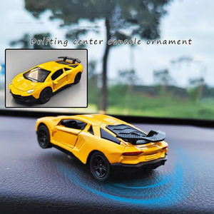 Новая динамичная модель автомобиля, светодиодная крышка из сплава и углеродного волокна для интерьерных комплектов, украшение для консоли автомобиля с функцией вращения - Product Image 4